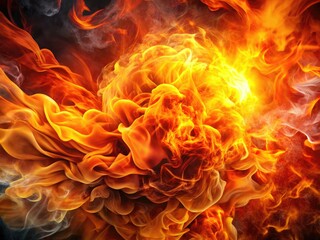 Hyper Realistic Burning Flames Mobile Wallpaper