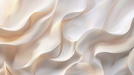 Obraz premium Abstract Beige Fabric Drape Wallpaper