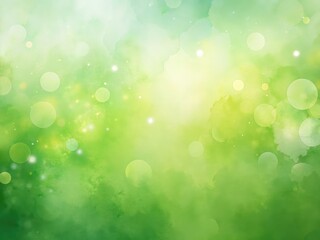 Obraz premium Light Green Watercolor Background AI Photo - Rule of Thirds