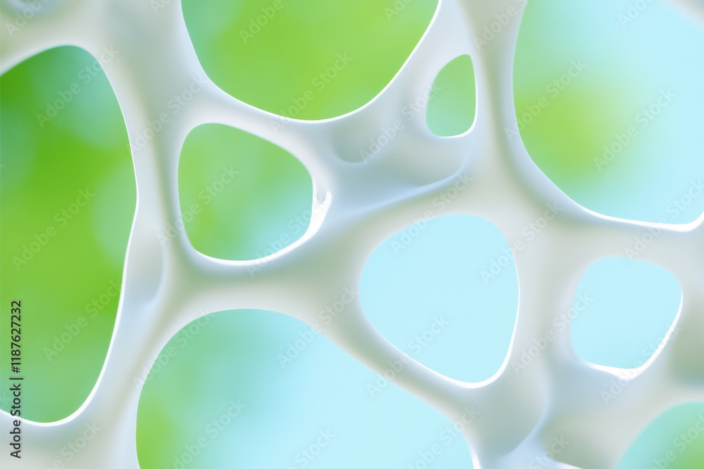 Poster biomimicry, a digital image featuring biomimicry concepts intertwined with chaotic elements, suitabl