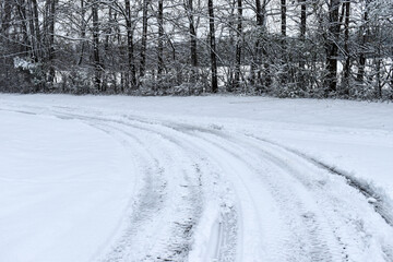 road in winter