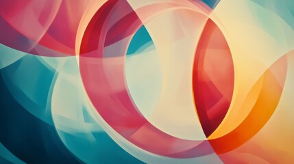 Bright colorful circles pattern a vibrant abstract design