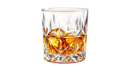 Whiskey in a Cut Glass Tumbler
