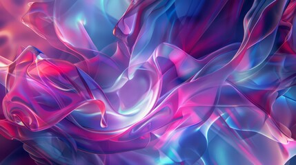 Fototapeta premium Abstract Fluid Neon Wallpaper