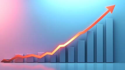 digital data of business growing