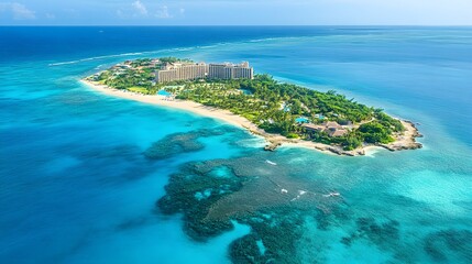 Tropical Island Paradise - Captivating Aerial Landscape Photography