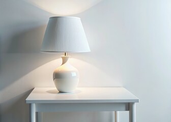 Minimalist White Room Table Lamp - Modern Lighting Design