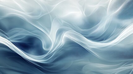 Flowing silk abstract digital art soft textures calm environment