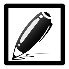 pen icon, pen vector, pencil icon, pencil vector