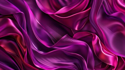 Obraz premium Abstract Purple Silk Drape Wallpaper