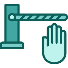 Fence solid icon