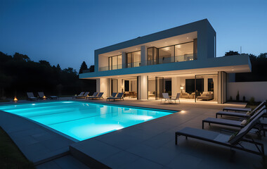 Fototapeta premium Echoes of Tomorrow: Futuristic Structures