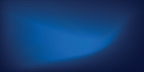 Gradient blue abstract background with a soft curve and smooth lighting. vector eps10