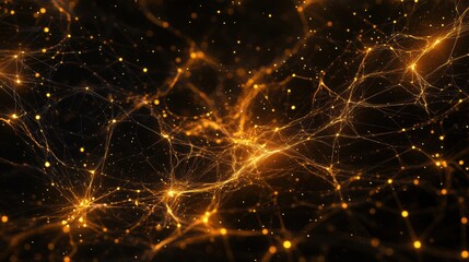 Glowing lines and dots create a vibrant visualization of a global network connecting diverse regions and concepts. Generative AI