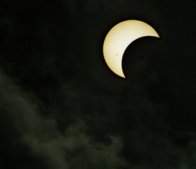 Apex of 2023 Annular Eclipse From Athens, Georgia