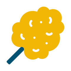 Colorful Cotton Candy on Stick