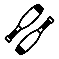 Pairs of Traditional Indian Wooden Clappers