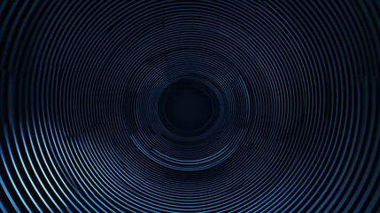 Obraz premium 3D blue techno background. Big data visualization on dark space with dotted lines shape effect decoration. Modern graphic design element dots circle style concept for flyer, card, or brochure cover