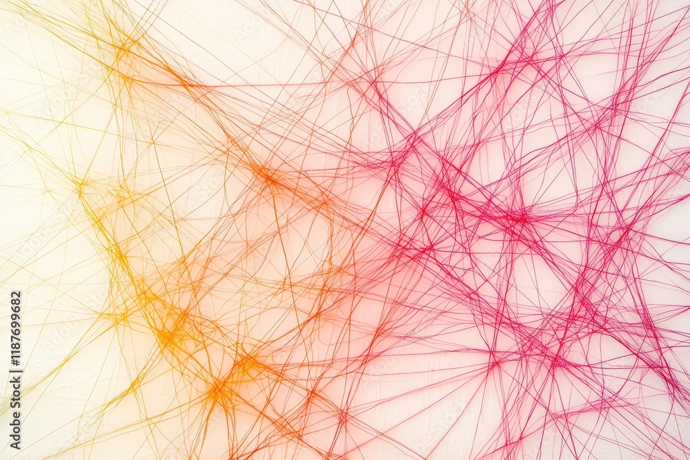 Poster abstract colorful lines over a soft gradient background creating a vibrant artistic texture for desi