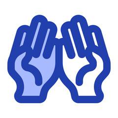 pray time blue style