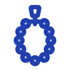 prayer beads blue style