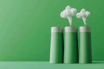 Graphical representation of carbon storage technologies driving sustainable investment growth, with environmental impact metrics