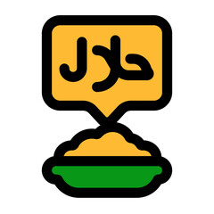 halal fill color style