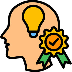 Know-How lineal color icon