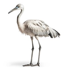 Obraz premium White-necked heron standing, wildlife photography, isolated, nature