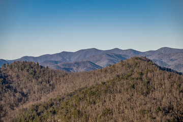 Naklejka premium black rock mountain state park, georgia