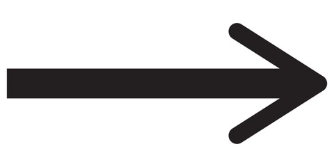 Horizontal dual sided long straight arrow signs. Black, red, stock pointer, direction, position symbol and double arrow icon isolated on white background. Vector graphic illustration