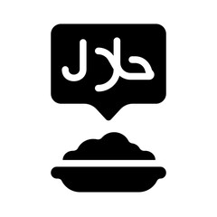 halal glyph style