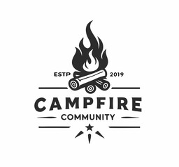 fire bone illustration