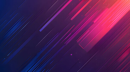 Colorful abstract background with diagonal lines and gradients creating a dynamic visual effect at sunset. Generative AI