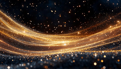 A rose gold gradient with soft sparkles.  Generative AI.