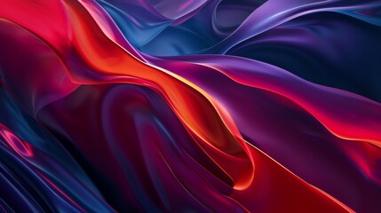 Obraz premium Abstract Fluid Color Swirl Wallpaper