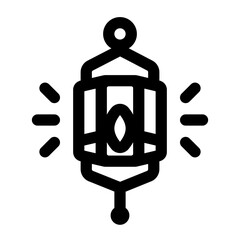 lantern outlined style