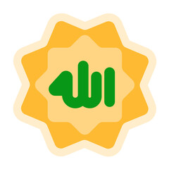 allah sticker style