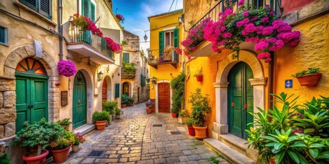 Explore the Enchanting Narrow Streets of Gallipoli, Italy - A Hidden Gem of Coastal Beauty, Vibrant Colors, Historical Architecture, and Quaint Charm in Puglia