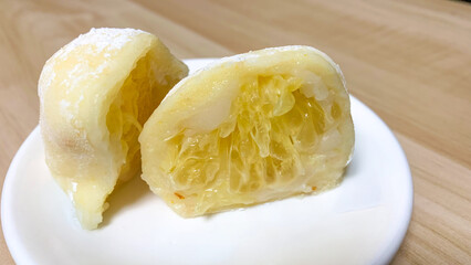 広島名物のはっさく大福