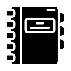 Loose Papers Solid Icon