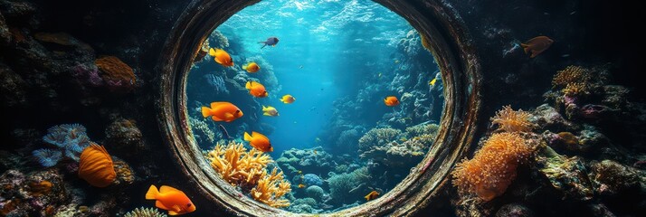 Ocean's Window: A Glimpse into a Vibrant Coral Reef