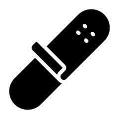 Griptape glyph icon representing skateboard grip accessories