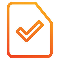 checkmark icon element for design