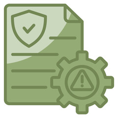 Security Protocols Icon Element For Design