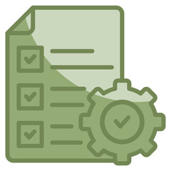 Project Management Icon Element For Design
