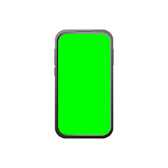 smartphone mobile device mockup green screen chromakey blank display