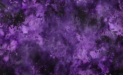 Fototapeta premium Abstract purple watercolor texture with dark accents