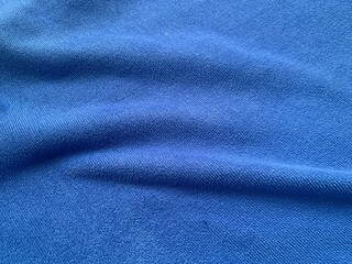 blue fabric wool texture background, black gray shadow abstract gradient degrade, Close up of fabric background
