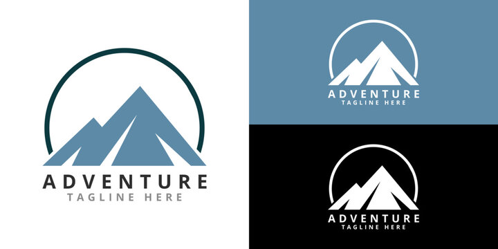 Mountain logo vector